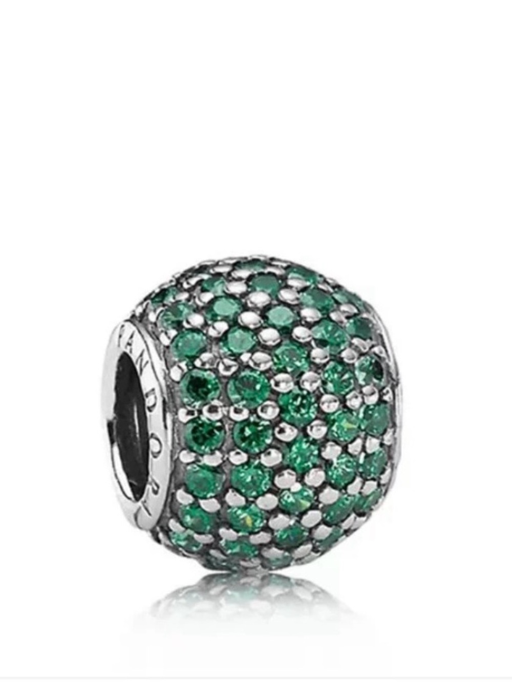 Pandora Emerald Green PavĂŠ Light Charm